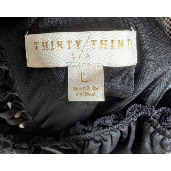 Black Satin Whimsigoth Renaissance Dark Fairy Corset Lace Up Regency Dress Large - Picture 8 of 10